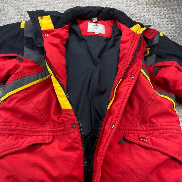 Snap-On Sport Winter Jacket Insulated Coat Men Large L Red CHOKO Racing Parka - Picture 13 of 16